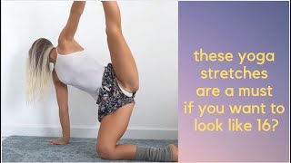 Yoga stretch training || Gymnastics and Contortion tutorial || Stretch Training