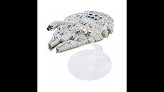 2017 Hot Wheels Star Wars Starships - The last Jedi  Millennium Falcon Review