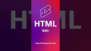 HTML bdo - Lec #7 - #shorts #html #htmlcss #html5 #code #nanosoft #farhanellahi