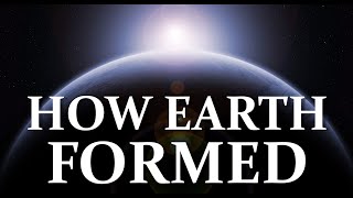 How Earth formed. Planet formation. Solar System birth, starts, cosmos, supernova. Popular science.