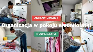 Nowa szafa u Mai | Organizacja w pokoju dziecka