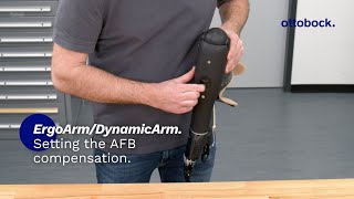 ErgoArm/DynamicArm - Setting the AFB compensation | Ottobock Professionals