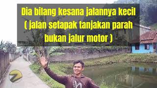 TERSESAT KEJALAN BUNTU TAK BERNAMA DI GOOGLE / MOTO VLOG DI KAMPUNG PASIR HANDAP#lembang #motovlog