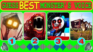 Guess Monster Voice Spider House Head, Train Eater, Spider Thomas, Megahorn Coffin Dance