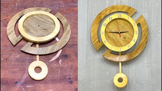 Perfect Woodworking Project // Unique And Fancy Timepiece Clock Design // Woodworking Ideas