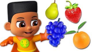 Learn Colourful Fruits |  Learning Videos For Kids |  Super Geek Heroes - Learning Videos For Kids