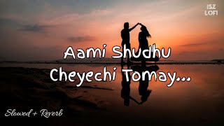 Aami Sudhu Cheyechi Tomay Slowed - Reverb | Ankush Hazra | Subhasree