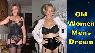 Mature Older Women OVER 60 in Lingerie | Beautiful Ageless Woman OVER 50