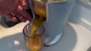 Homemade orange juice