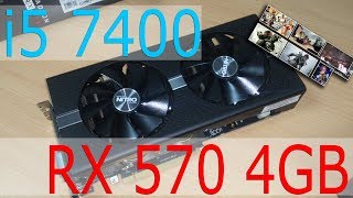 i5 7400 8GB DDR4 RX570 Sapphire Nitro OC 4GB Тест в играх