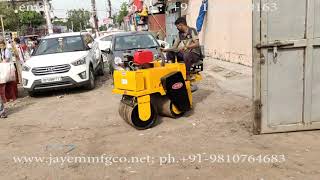 'JAYEM' DOUBLE DRUM VIBRATORY ROLLER RIDEON TYPE 3-4 TON CAPACITY