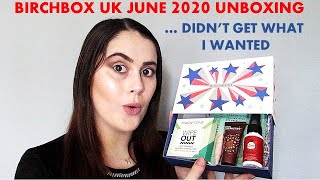 BIRCHBOX UK JUNE 2020 UNBOXING