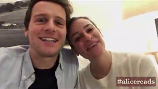 Jonathan Groff and Lea Michele — Alice Reads