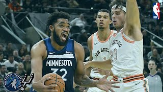 IMPRESIONANTE DUELO DE WEMBY Y EDWARDS  - Spurs vs Timberwolves In-Season (10/11/2023)