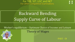 01 Backward Bending Supply Curve of Labour PART 1