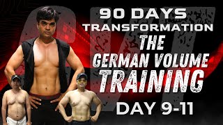 90-Day German Volume Training Journey | GVT Transformation Days 9-11 | Mettas Fitness