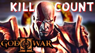 Fate VS Fury | God of War 2 (2007) KILL COUNT (KDR)