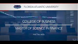 Master of Science in Finance: A New Era of Learning