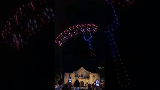 Epic DRONE LIGHT SHOW at The Alamo in San Antonio! 😍