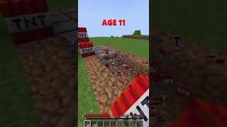 Minecraft How To Escape Traps At Every Age😳(INSANE)😍 #minecraft #shorts