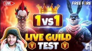 1 vs 1 live guild test #garenafreefire #freefire #gameplay #gyangaming #garenafreefire#raistar