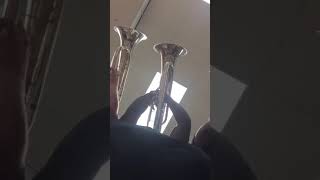 North Carolina Allstar Band Cranking Up In Bandroom - ( Euphonium View)