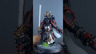 Custom Bladeguard Veteran Black Templar Sergeant painting process! #warhammer40k #warhammer  #40k