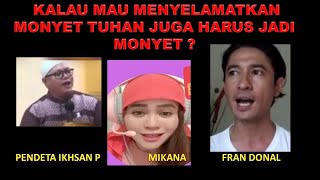 KALAU MAU MENYELAMATKAN MONYET TUHAN JUGA HARUS JADI MONYET ?#pendeta