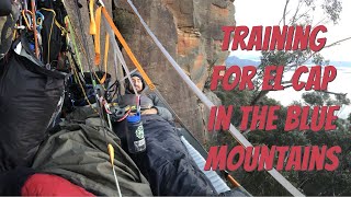 Training to climb The Nose in the Blue Mountains Australia