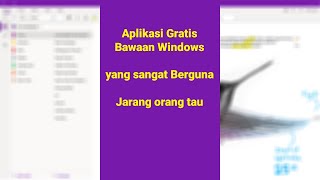 Aplikasi bawaan Windows yang yang jarang di pakai namun sangat BERGUNA, aplikasi Onenote Free vs Pro