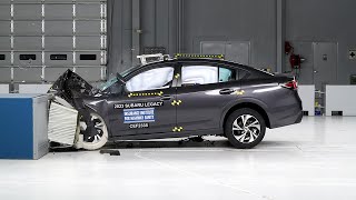 2023 Subaru Legacy updated moderate overlap IIHS crash test