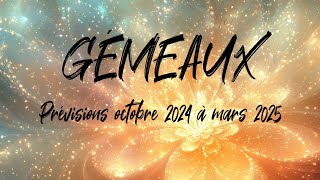 ♊ GÉMEAUX ♊  -  Prévisions octobre, novembre, décembre 2024, janvier, février et mars 2025