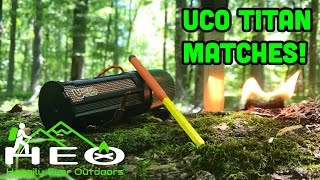 UCO Titan Stormproof Matches: Full Review!