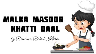 Malka masoor khatti daal