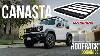 Canastilla para Suzuki Jimny- Roof rack go rhino SRM 500