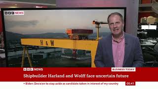 Harland and Wolff's future hangs in the balance