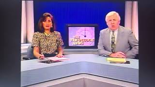 WTXF Fox 29 Ten O’Clock News teaser and open August 10, 1993