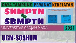 KEKETATAN SNMPTN SBMPTN UGM 2021 | TINGKAT KEKETATAN | SOSHUM