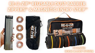 Revolutionary RE-U-ZIP® Reusable Dust Barrier Entry System Demonstration