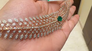 Tanishq  Polki Diamond Necklace Set Designs With Price/Diamond Necklace Designs/Bengaluru/Deeya