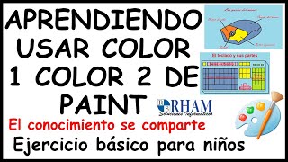 🌍 4. Reconociendo los pinceles de Paint y color 1 y color 2 | CLASES PARA PROFESORES DE COMPUTACIÓN