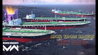 APRIL FOOLS RACING - New game mode for Ship Racing | Modern Warships