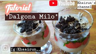 DALGONA MILO#RESEPDALGONA#DALGONAMILOMIXER#