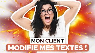 😭 Mon client modifie mes textes, au secours !