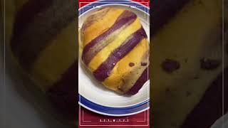 Sweet and soft Ube Bread or Marble Taro Bread #shorts