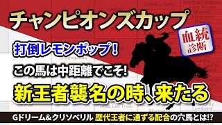 【チャンピオンズカップ2024｜血統診断】絶対王者を越えてゆけ！秋のダート王決定戦を深掘り！