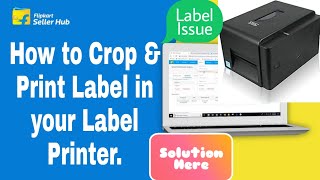 How to Crop & Print Label for sticker Printer in Flipkart.जानिए कैसे लेबल को Crop & Print करते है