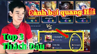 Vĩnh Đất Chính thức Xoán ngôi Quang Hải leo lên top3 thách đâu