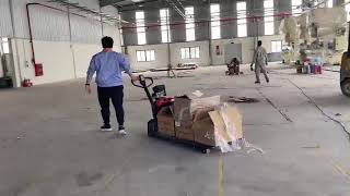 Bàn giao xe nâng gắn bàn cân Heli