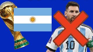 Can Argentina win the World Cup without Messi? 🇦🇷🐐🏆